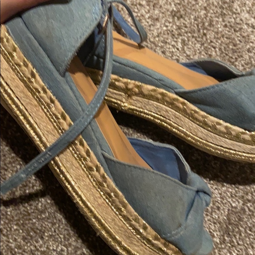 Jean wedges